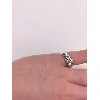 bague argent avec points en relief argent 925 millième (22 ct) 7,36g