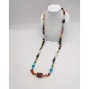 collier avec pierres dures  multicolores