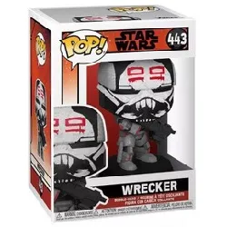 figurine funko! pop - star wars: the bad batch n°443 - wrecker (55501)