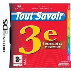 jeu ds tout savoir 3ème