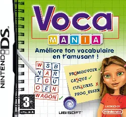 jeu ds vocamania nintendo ds