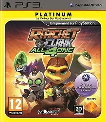 jeu ps3 ratchet & clank : all 4 one (pass online)