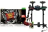 jeu xbox 360 guitar hero 6 - warriors of rock + guitare + batterie + micro