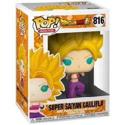 figurine funko pop - super saiyan caulifla - dragon ball super (816) - pop animation - fu47686