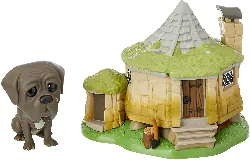 figurine funko pop! town harry potter hagrid's hut with fang