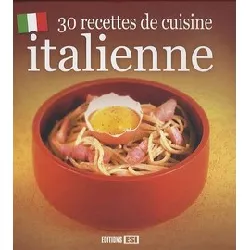 livre 30 recettes spécial italie