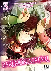 livre bakemonogatari - tome 3