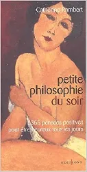 livre petite philosophie du soir