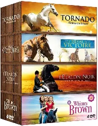 dvd cheval n° 2 - coffret 4 films : tornado - l'étalon du désert + le cheval de la victoire + l'étalon noir + whitney brown