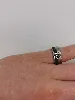 bague acier avec symbole