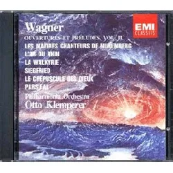 cd otto klemperer - ouvertures & préludes - album ii