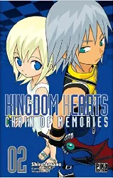 livre kingdom hearts - chain of memories - tome 2