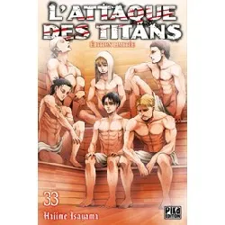 livre l'attaque des titans t33 edition limitée