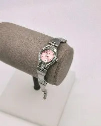 montre gucci vintage argentée rose