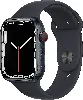 apple watch series 7 (gps + cellular) boîtier en aluminium minuit de 45 mm, bracelet sport minuit - regular