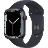 apple watch series 7 (gps + cellular) boîtier en aluminium minuit de 45 mm, bracelet sport minuit - regular