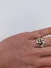 bague argent étoile argent 925 millième (22 ct) 6,42g