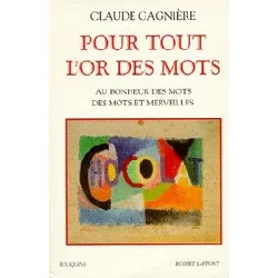 livre pour tout l'or des mots