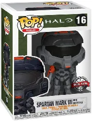 pop ! halo 16 spartan mark vii with shock rifle sticker special edition