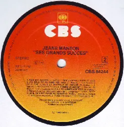 vinyle jeane manson - ses grands succès (1980)