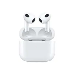 apple airpods with lightning charging case - 3ème génération - véritables écouteurs sans fil avec micro - embout auriculaire - blu