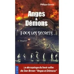 livre anges et démons - tous les secrets