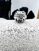 pandora charm pavé & logo argent 925 millième (22 ct) 2,47g