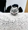 pandora charm pavé & logo argent 925 millième (22 ct) 2,47g