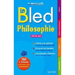 livre bled philosophie spécial bac