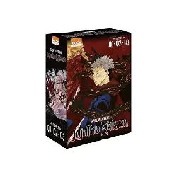 livre coffret jujutsu kaisen vol. 1 à 3