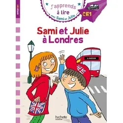 livre j'apprends à lire avec sami et julie - sami et julie à londres - niveau ce1