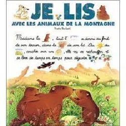 livre je lis avec les animaux de la montagne