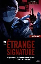 livre une étrange signature