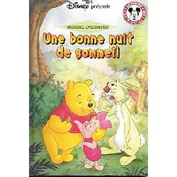 livre winnie l'ourson - une bonne nuit de sommeil (club du mickey)