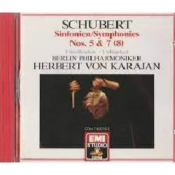 cd franz schubert - symphonies nos.5 & 7 (8) (1987)