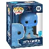 figurine funko! pop -  infinity saga n°46 - captain america (blue) art serie