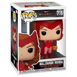 figurine funko! pop - wandavision [marvel] n°715 - halloween wanda (52044)