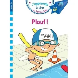 livre sami et julie cp niveau 3 plouf !