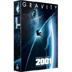 dvd gravity + 2001, l'odyssée de l'espace - pack