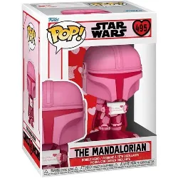 figurine funko! pop - star wars - valentines the mandalorian 9 cm - 495