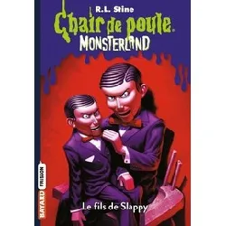 livre chair de poule - monsterland tome 2 - poche - le fils de slappy