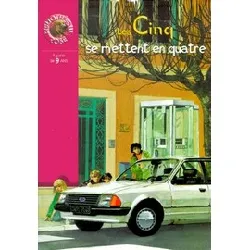 livre le club des cinq - poche - les cinq se mettent en quatre