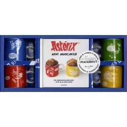 livre mini mugcakes astérix - avec 4 mini mugs collector