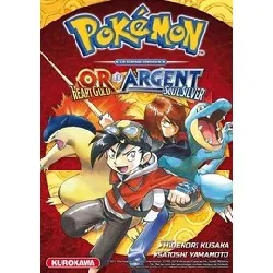 livre pokémon la grande aventure, or et argent - tankobon