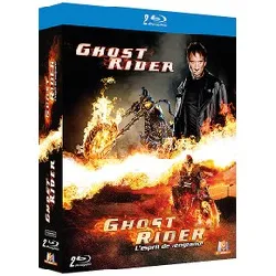 blu-ray ghost rider + ghost rider : l'esprit de vengeance - blu - ray