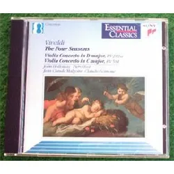 cd antonio vivaldi - the four seasons - violin concerto in d major, rv 212a - violin concerto in c major rv 581 (1991)