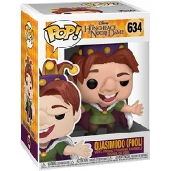 figurine funko! pop - disney - le bossu de notre-dame - quasimodo (fool) - 9 cm - 634