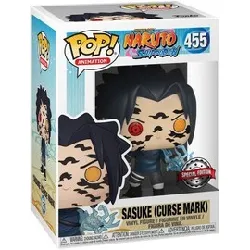 figurine funko! pop - naruto shippuden - sasuke (curse mark) exlusive - 10 cm - 455