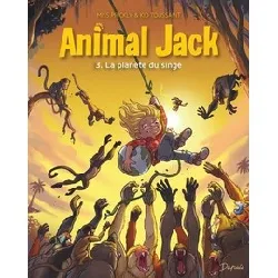 livre animal jack tome 3 - album - la planète du singe