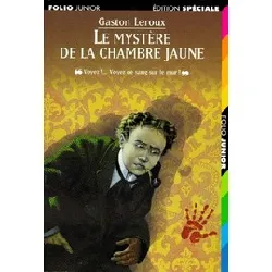 livre le mystere de la chambre jaune